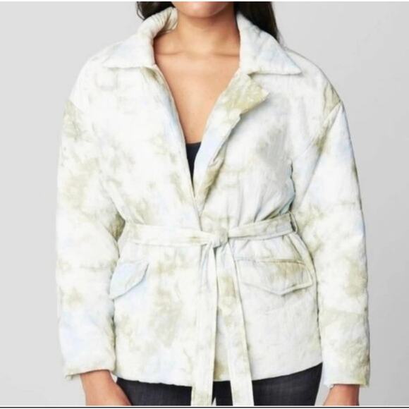 Blank NYC NWT Perfect Day Jacket Belted Puffer Winter Coat Size Medium - Picture 1 of 14